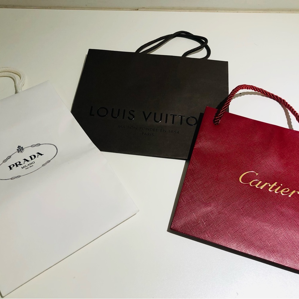 Assorted Designer Shopping  Bags (3)